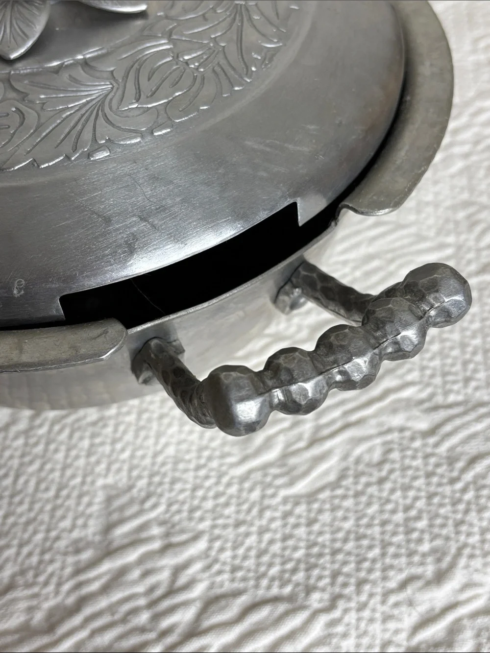 Hand Forged Everlast Metal Hammered Aluminum Covered Casserole Dish